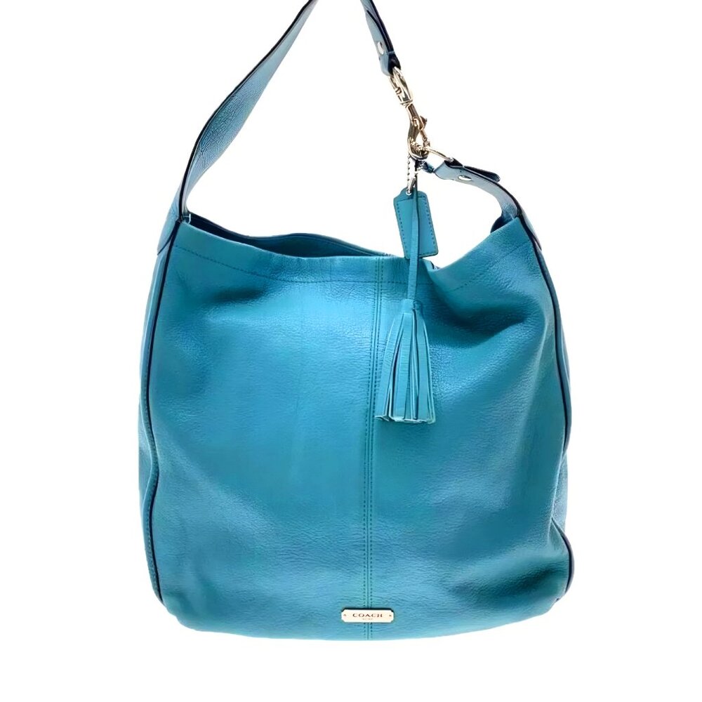 Coach pebbled shoulder bag